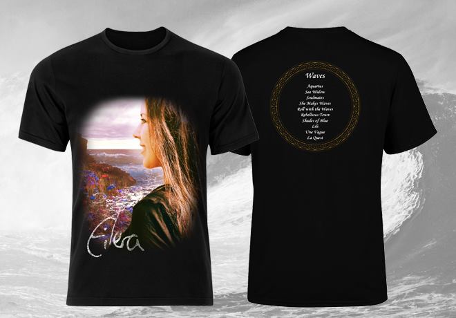 Eilera Waves shirt album cover front & back