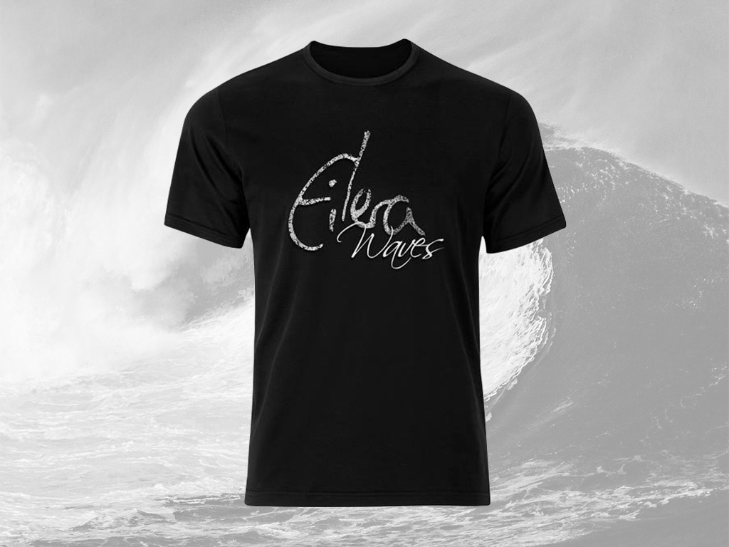 Eilera Waves shirt black & white